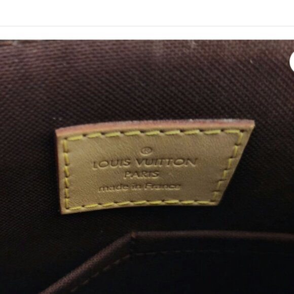 Louis Vuitton Rivoli NV PM Monogram Purse Bag With Tan Accents Authentic - Picture 12 of 16